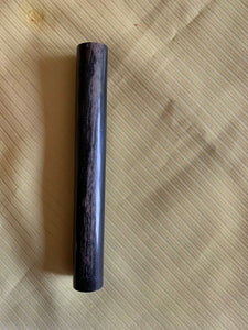 ORIGINDIA KNIFE HANDLE MATERIAL Horn Roll Black with streak Handle 4-1/2” X 1/2” Knife Handles Material