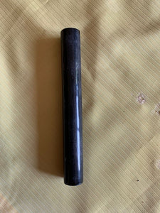 ORIGINDIA KNIFE HANDLE MATERIAL Horn Roll Black with streak Handle 5-1/2” X 1/2” Knife Handles Material