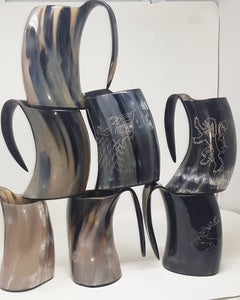 ORIGINDIA The Genuine Handcrafted Authentic Viking Drinking Horn Mug & Free Shot Glass - ORIGINDIA LLC