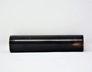 ORIGINDIA KNIFE HANDLE MATERIAL Horn Roll Black with streak Handle 5-1/2” X 1/2” Knife Handles Material