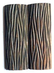 ORIGINDIA Jigged Camel Bone Knife Handle Material (Lenght 3-1/2" x Width 1-1/4" Approx) Brown Color