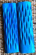 Load image into Gallery viewer, Origindia Knife Handle Material Bone 4-1/2&quot;X 1-1/4&quot; Jigged Camel Bone Scales Knife Handle Set Pair