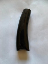 Load image into Gallery viewer, ORIGINDIA Knife Handle Material Plain Solid Horn Black Taper 5-1/2” Length 1-3/4” on Broad End and 1” on the Narrow End  Knife Handles Material for Knife Making Blanks Blades Knives